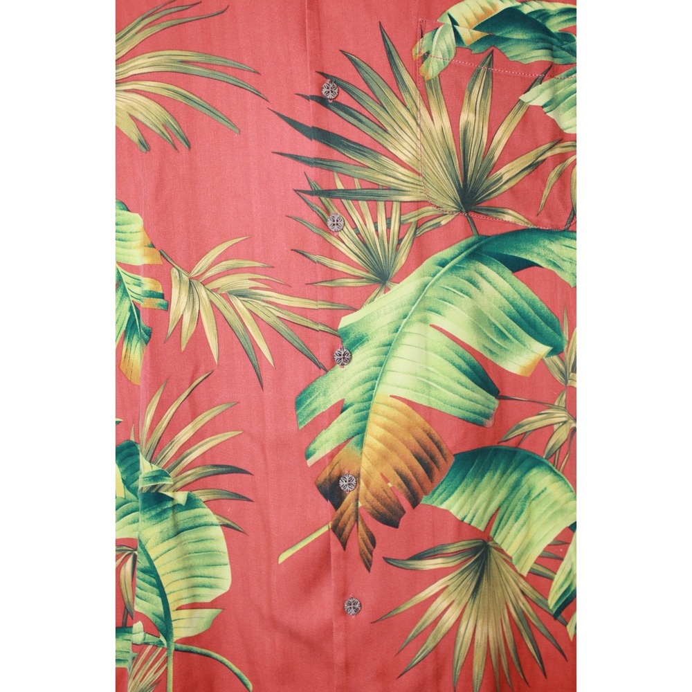 Tommy Bahama Silk Shirt Size Large - Picture 6 of 11